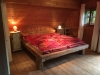 Schlafzimmer 1 Balken-Doppelbett