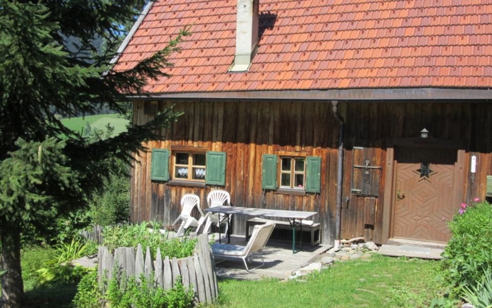 Terrasse im Sommer